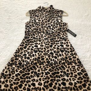 New York & Company Leopard print Dress